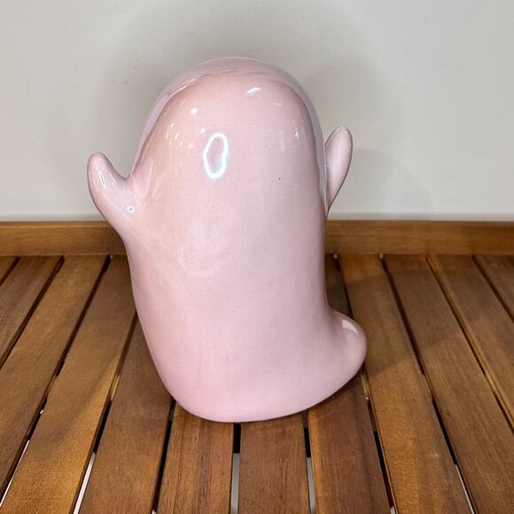 Halloween Ceramic Light Pink Ghost Table Spooky Halloween Home Decor New - Picture 4 of 10